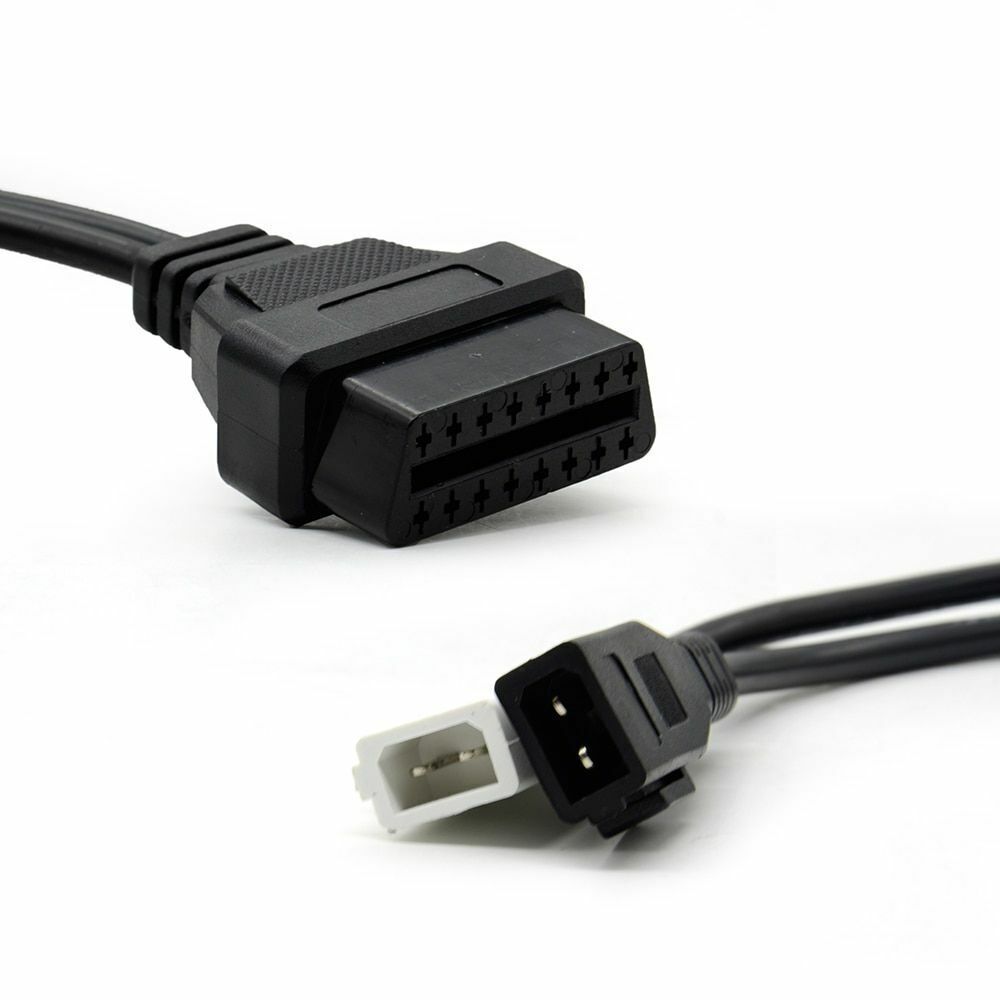 For VW AUDI VAG 2x 2 to 16 Pin OBD2 Adapter Connector Diagnostic