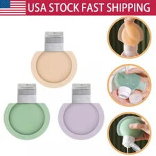 Silicone Travel Dispenser Bottles Empty Portable Squeeze Dispenser Containers