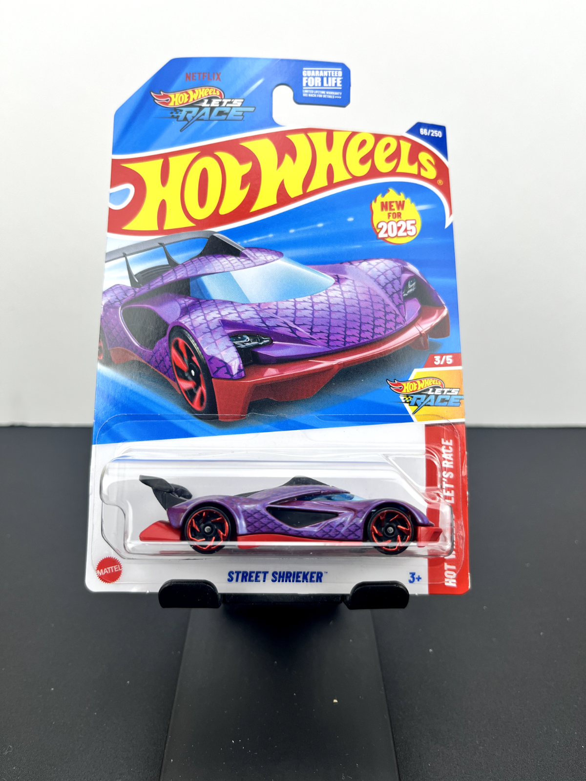 Hot Wheels 2025 Mainline Hot Wheels Lets Race Street Shrieker Purple #66