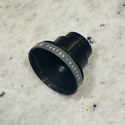 Wollensak Fastax Raptar 2  50mm f2.7 Lens Vintage # 853430
