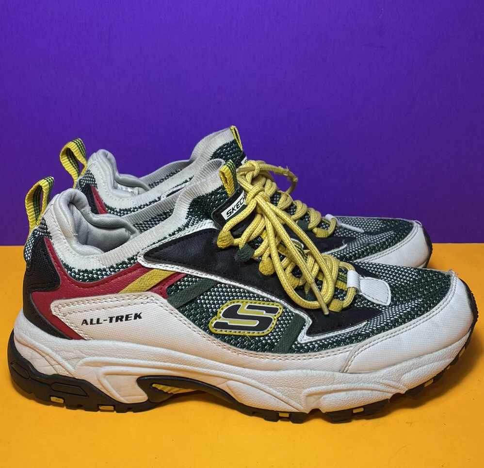 Skechers Stamina 2.0 Berendo Sz 8.5 All-Trek Running Red Yellow | eBay