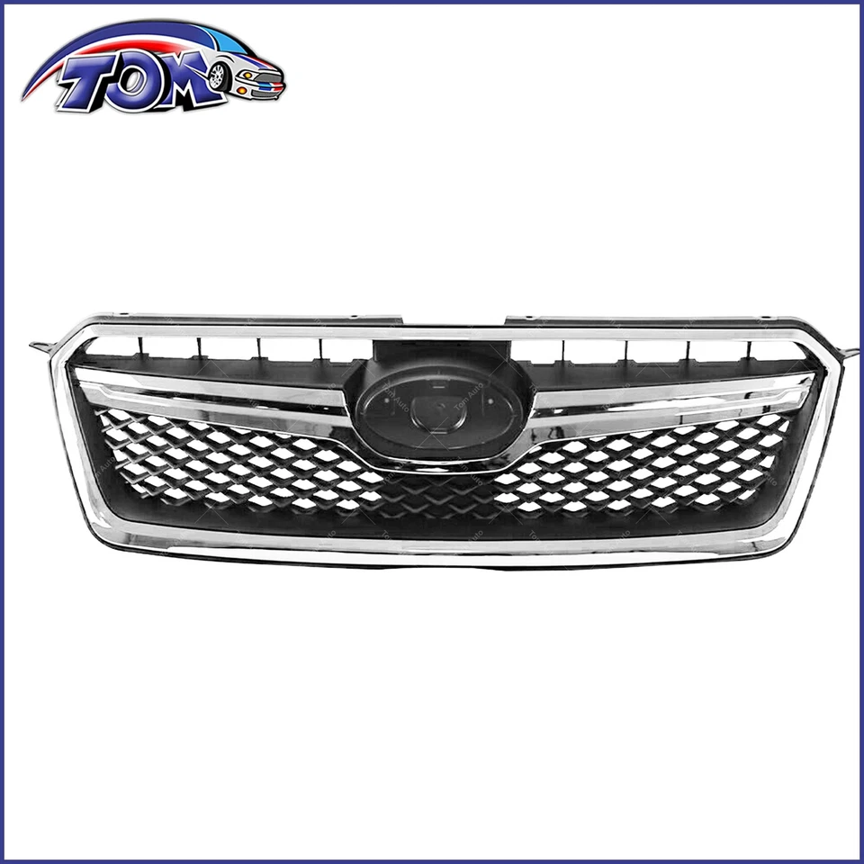 Conjunto de rejilla con moldura cromada para Subaru XV Crosstrek 2013-2015 Foto 4 de 4