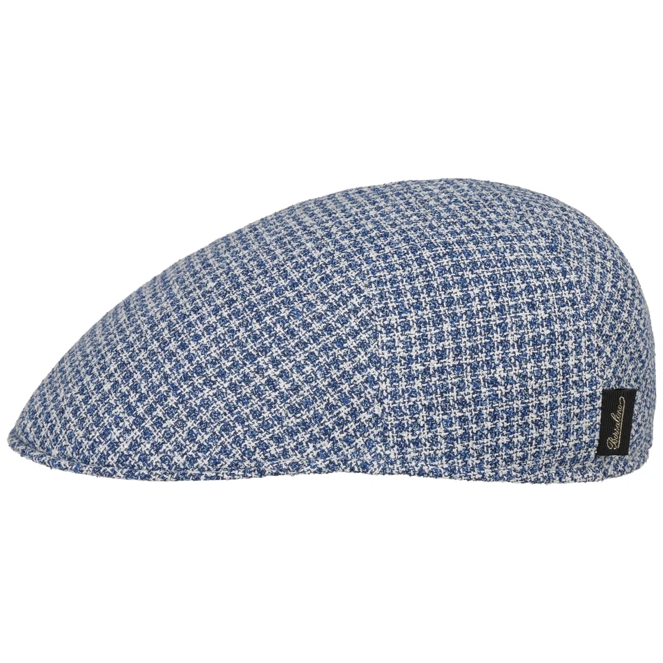 BORSALINO Light Check Flatcap Schirmmütze Schiebermütze Mützen - Bild 1 von 1