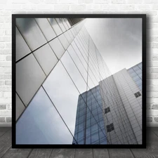 Architecture Reflection Building Urban City Cityscape Brussels Square Art Print