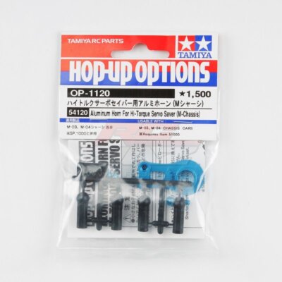Corno Servo Saver In Alluminio Tamiya 54120 Per Alta Coppia, Per Telai M03/M04/MF01X/TL01 1/10