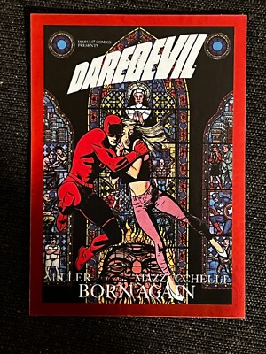 FOLIENAUFKLEBER PANINI MARVEL ANNIVERSARY 80 DAREDEVIL BORN AGAIN # 90 NEUWERTIG