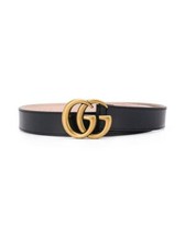 Gucci Kids logo buckle belt Navy Size L  6-8 Years NEW
