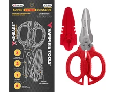 vSHEARS 6.3" Compact Heavy Duty Scissors, Made in Japan 4-in-1 Blade Combination