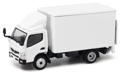 Tiny City HK P28 Mitsubishi Fuso Canter Box Lorry Delivery Truck White 1:76 - Picture 6 of 7