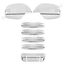 Chrome Side Mirror Door Handle Covers Trims For 1999-2005 Suzuki Grand Vitara