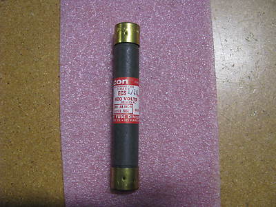 FEDERAL PACIFIC FUSE # ECS1/10  NSN: 5920-00-553-5968 # ECS1-10  600V  AMPS 1/10