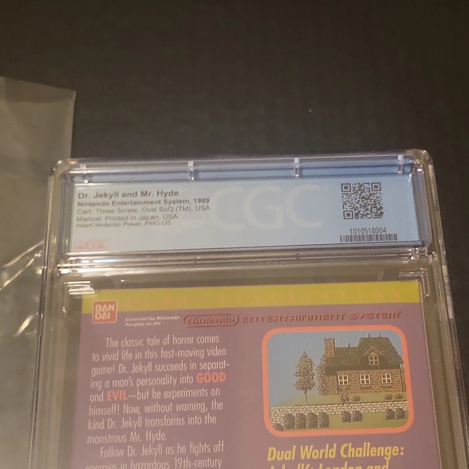 Nes Dr. Jekyll and Mr. Hyde (Nintendo Entertainment System, 1989) CIB Graded 9.0 - Image 4 of 4