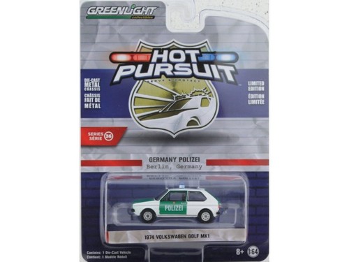 VW Volkswagen Golf MKI - 1974 - Policía - Luz verde 1:64 - Imagen 6 de 6