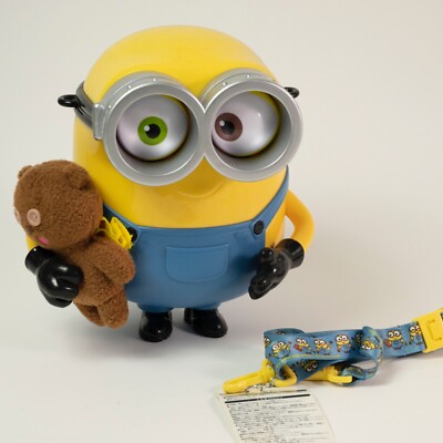 Universal Studios Japan Minions Bob & Tim Popcorn Bucket Makes Sounds & Talks !