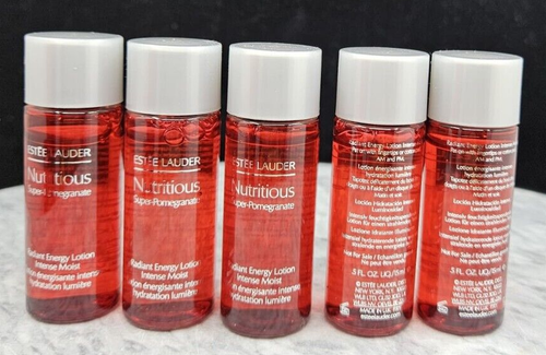 Estee Lauder Nutritious Super-Pom Radiant Energy Lotion Intense Moist 0.5oz (X5) - Picture 5 of 6