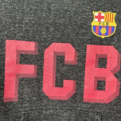 FC Barcelona Soccer International Football Club Youth Kids Medium FCB Hoodie - Picture 2 of 6