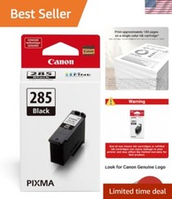 Canon PG-285 Genuine Black Ink Cartridge, Compatible With TR7820, TS7720/7722