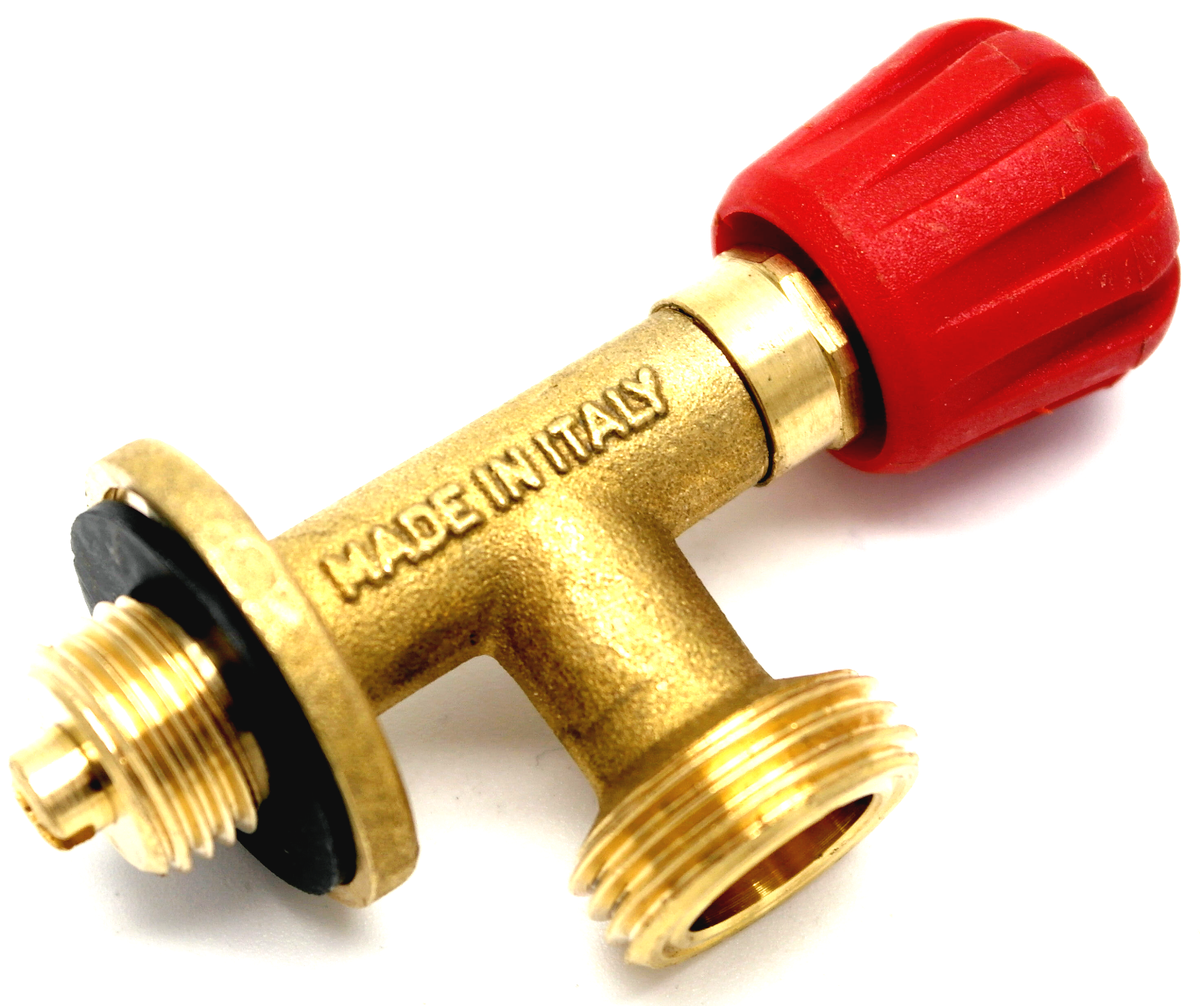 Adaptateur De Recharge De Gaz En Laiton Avec Valve De Commutation Pour