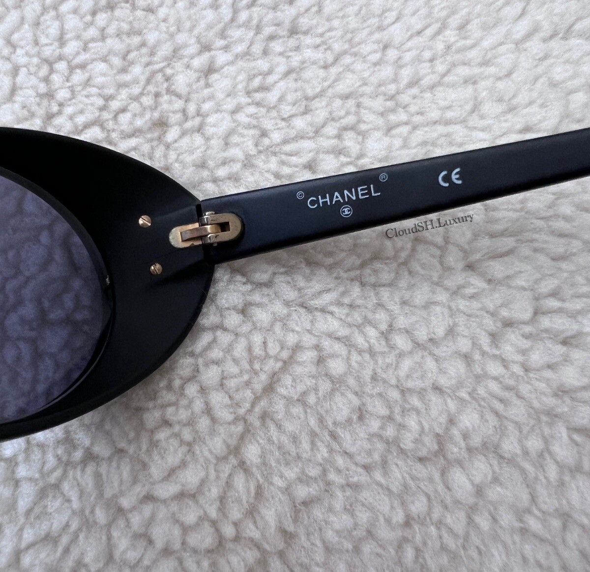 VINTAGE CHANEL オーバル サングラス Chanel シャネル オーバルサングラス ブラック サングラス ユニ