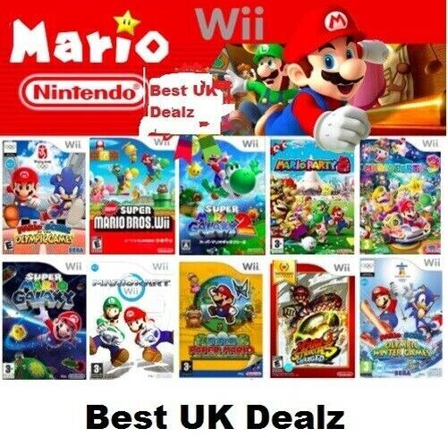 MARIO BUNDLE - NINTENDO WII GAMES - FAST& FREE DISPATCH - GALAXY