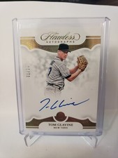 2019 PANINI FLAWLESS TOM GLAVINE #01/10 METS HOF ON CARD AUTO  Gold