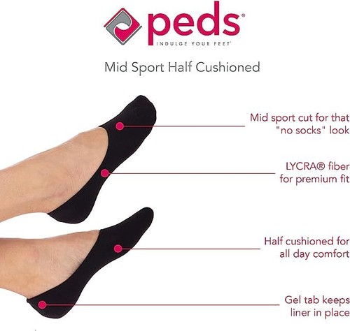 Pack de 6 forros para mujer Peds® "TODO EL DÍA ACTIVO Y TALLA COMPLETA" - Imagen 6 de 8