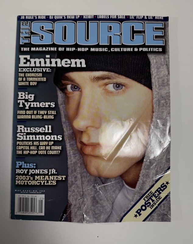 Eminem The SOURCE Magazine #152 May 2002 Russell Simmons Xzibit Hip-Hop