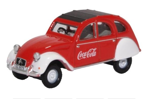 Oxford Diecast 76CT007CC Citroen 2CV Coca Cola OO Gauge