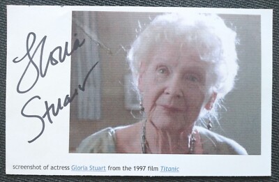 11325 Gloria Stuart US Schauspielerin Bild original signiert