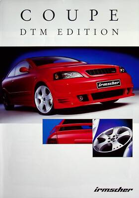 247484) Opel Astra Coupe - DTM Edition - Prospekt 11/2001