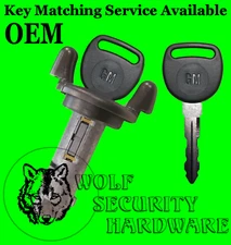 Buick Cadillac Pontiac Ignition Key Switch Lock Cylinder Tumbler 2 GM PK3 Keys