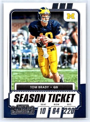 2021 Panini Contenders Draft Picks #8 Tom Brady