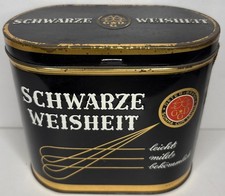 Alte SCHWARZE WEISHEIT Zigarren Blechdose - V...