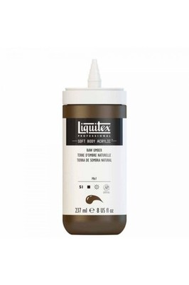 Raw Umber Soft Body Paint 8 Oz Pack of 1 Archival Quality Safe for Use