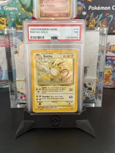Raichu *PSA 7* Near Mint Pokémon Card - Base Set 1999 #14/102