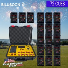 72 Cues Wireless Fireworks Firing System for Professional July 4th Pyro Displays