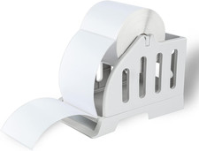 Label Holder for Rolls and Fan-Fold Labels,4X6 Stand for Thermal Label Printer-A
