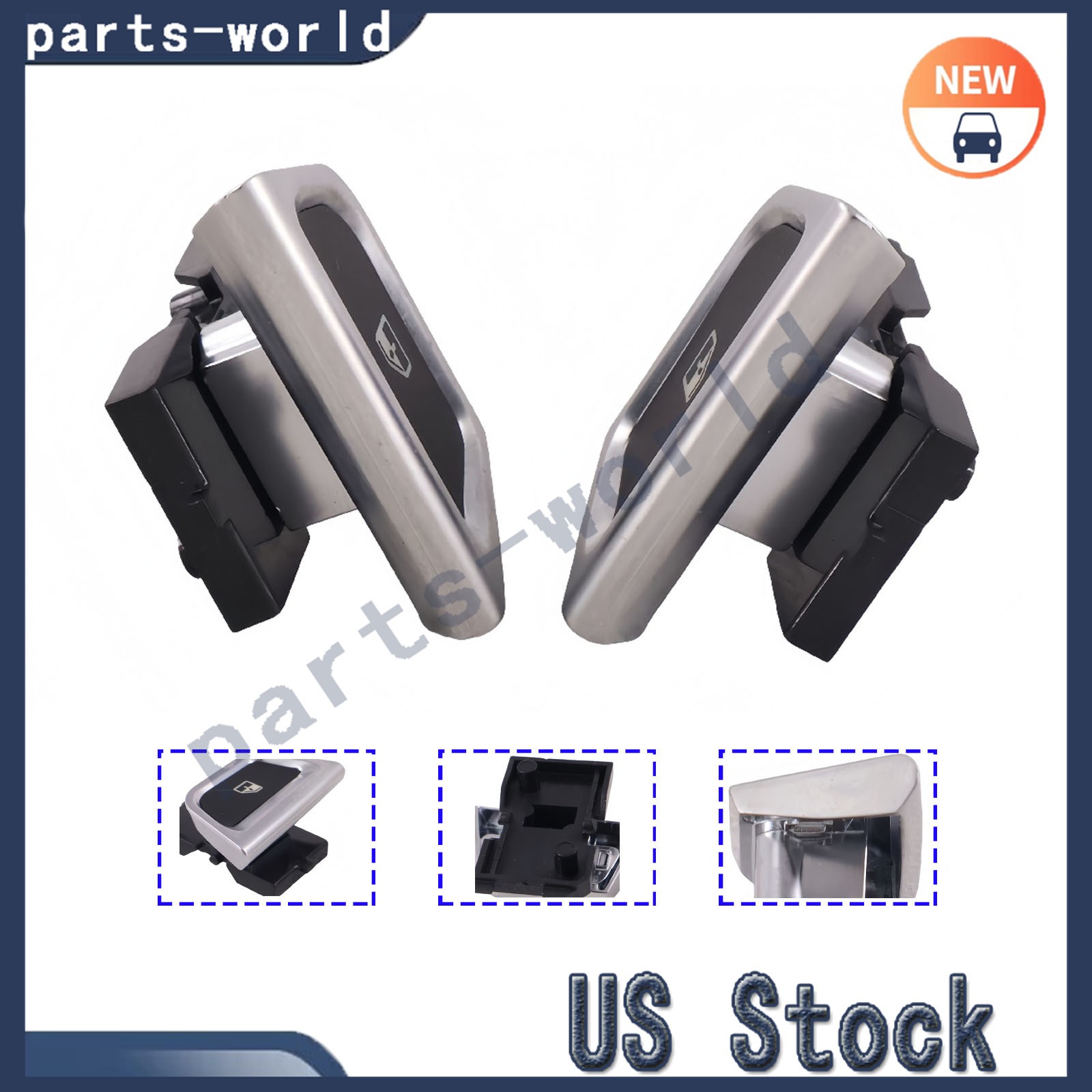Power Window Control Button Supporter Pair For Ferrari California T 309096