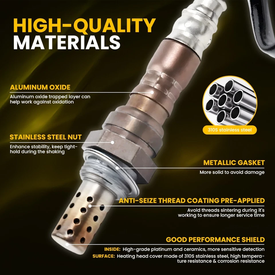 Upstream & Downstream Oxygen O2 Sensor Set of 4 For Toyota 4Runner Lexus GX470 - Image 4 of 4