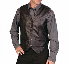 Scully Scully Lambskin Vest Black