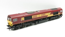 Bachmann Class 66/0 66111 EWS with Stag - Re-worked - OO Gauge