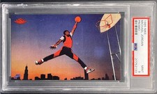 1985 Michael Jordan Nike Promo Rookie Card HOF RC Iconic Air Jordan - PSA MINT 9. rookie card picture