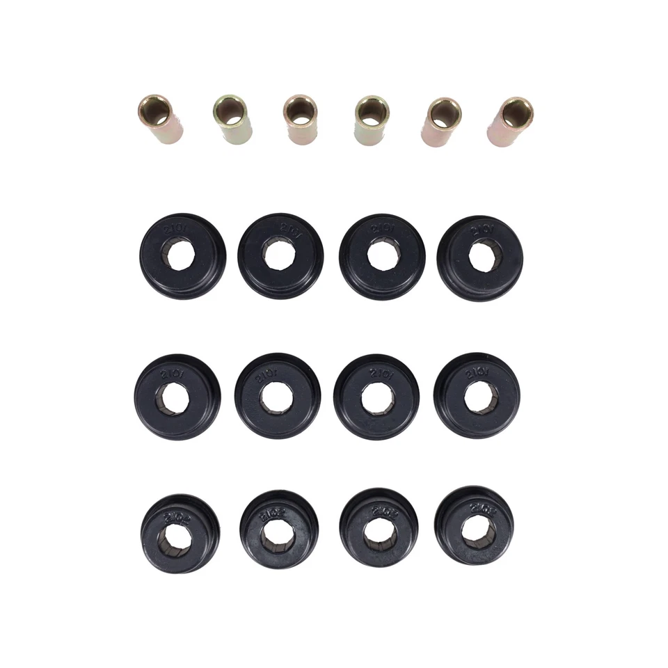 Juego de bujes de resorte de hoja trasera Polygraphite® 1988-2000 Chevy K2500 V10 Suburban Foto 3 de 4