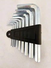 Metric Allen Hex keys 1.5mm through 10mm Hexagon Allen Wrench set