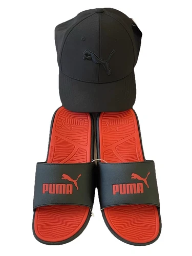 Pacchetto sandali e cappello slip on Puma