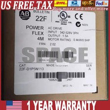 22FD1P5N113 Allen Bradley 22F-D1P5N113 PowerFlex 4M 0.4KW 0.5HP AC Drive
