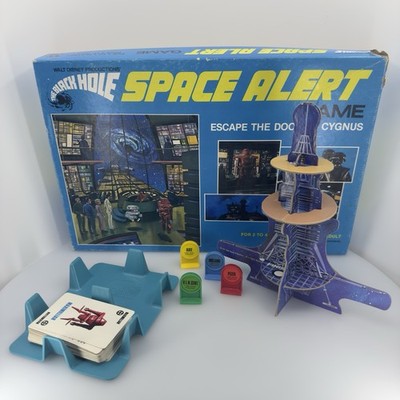 1979 The Black Hole Space Alert  Board Game Whitman Missing One Card
