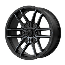 15X7 MSA Offroad Wheels M43 FANG UTV 4X137 BLACK 38mm