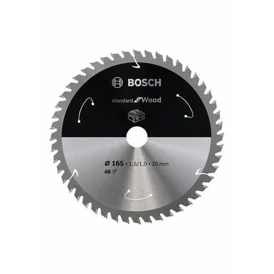 BOSCH Lame De Scie Circulaire Standard Pour Bois, Ø 184 Mm, 48 Dents - Photo 1/2