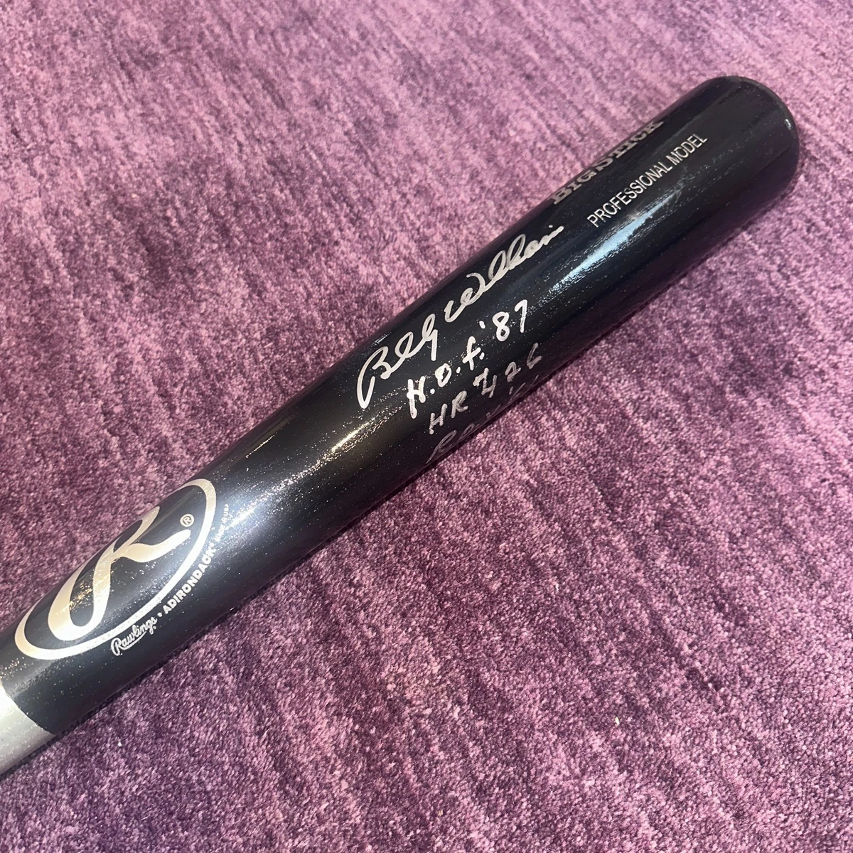 Billy Williams MLB 原始亲笔签名的球棒| eBay